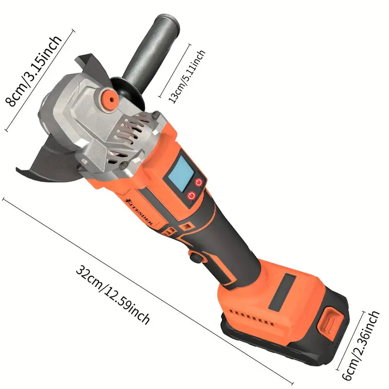 Brushless Motor Angle Grinder Cordless With Battery And Extensive Accessories, A Multi-purpose Machine, No Load Speed: 11000r/min,